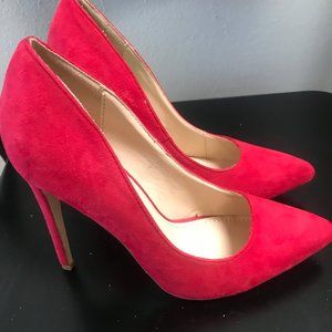 Red Tiara High Heels